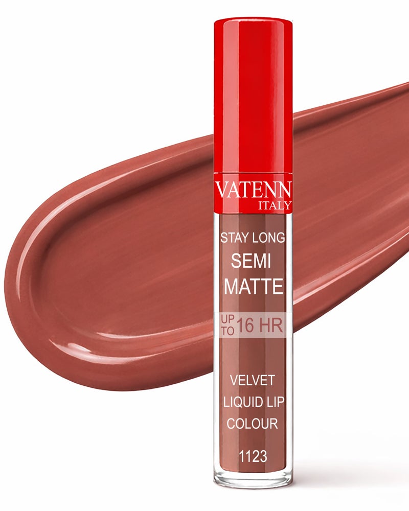 فاتن إيطاليا Stay Long Semi Matte Velvet Liquid lip color 1123 - Image 1